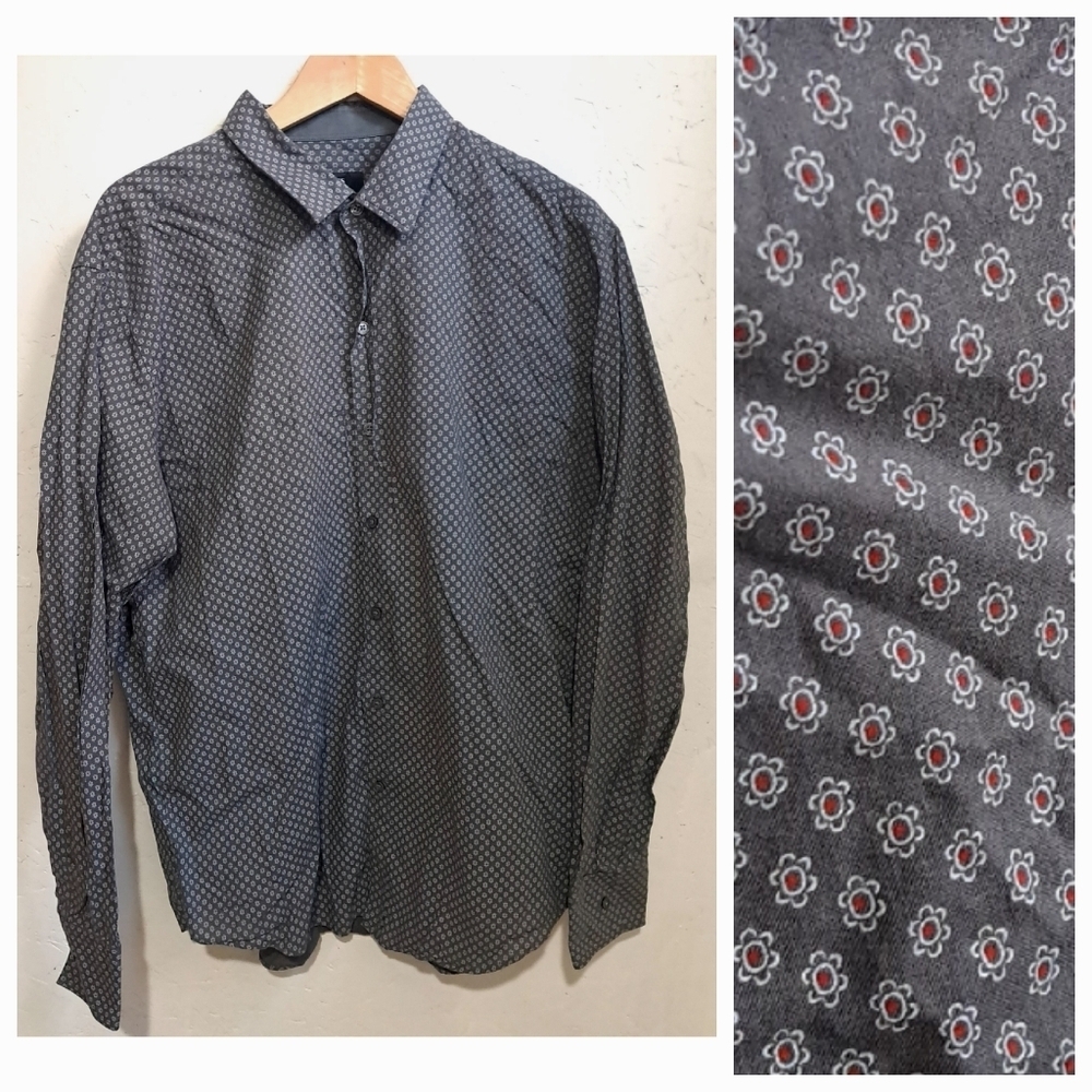 Boss Gray Casual Button Down Shirt for Smart Casual Wear